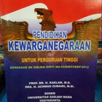 Image of Pendidikan Kewarganaan Untuk Perguruan Tinggi
