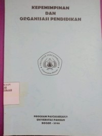 Image of Kepemimpinan Dan Organisasi Pendidikan