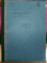 Image of Management Of Organizational Behavior