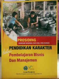 Image of Pendidikan Karakter Dalam Pembelajaran Bisnis Dan Manajemen