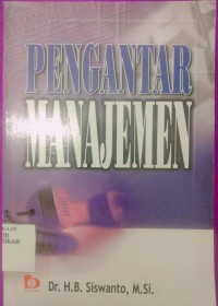 Image of Pengantar Manajemen