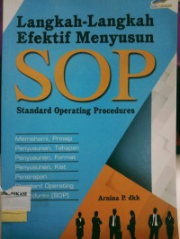 Image of Langkah - Langkah Efektif Menyusun SOP Standard Operating Procedures
