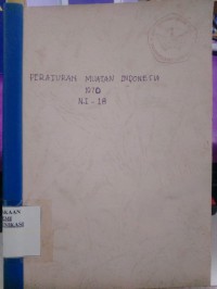 Image of Peraturan Muatan Indonesia 1970 N.I-18