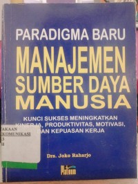 Image of Paradigma Baru Manajemen Sumber Daya Manusia