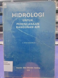 Image of Hidrologi Untuk Perencanaan Bangunan Air
