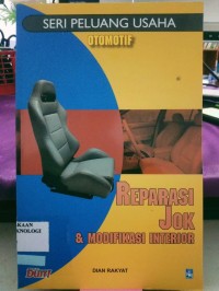 Image of Seri Peluang Usaha Otomotif Reparasi Jok & Modifikasi Interior