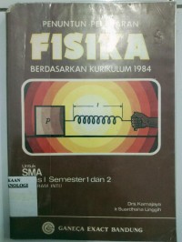 Image of Penuntun Pelajaran Fisika Berdasarkan Kurikulum 1984