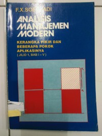 Image of Analisis Manajemen Modern :