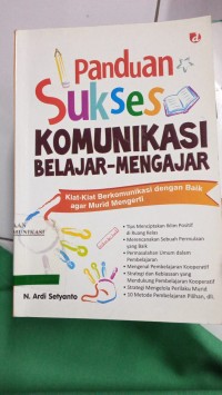 Image of Panduan Sukses Komunikasi Belajar Mengajar