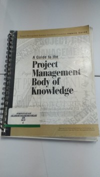 Image of A GUIDE TO THE PROJECT MANAGEMENT BODY OF KNOWLEDGE