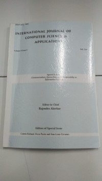 Image of INTERNATIONAL JOURNAL OF COMPUTER SCIENCE & APPLICATIONS