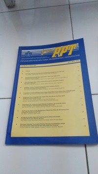 Image of JURNAL PENGEMBANGAN DAN PENERAPAN TEKNOLOGI