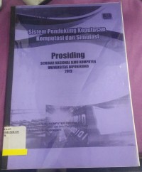 Image of PROSIDING sistem pendukung keputusan komputasi dan simulasi