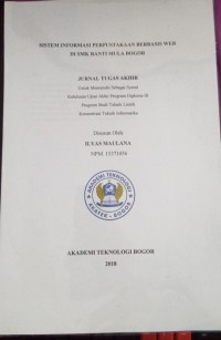 Image of JURNAL TUGAS AKHIR SISTEM INFORMASI PERPUSTAKAAN BERBASIS WEB DI SMK RANTI MULA BOOR