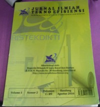 Image of jurnal ilmiah tekno efesiensi