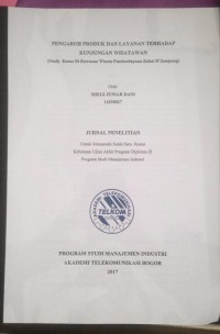 Image of PENGARUH PRODUK DAN LAYANAN TERHADAP KUNJUNGAN WISATAWAN