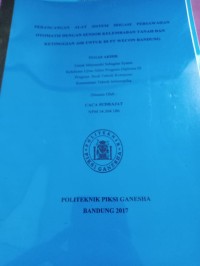 Image of PERENCANAAN ALAT SISTEM IRIGRASI PERSAWAHAN OTOMATIS DENGAN SENSOR KELEMBABAN TANAH DAN KETINGGIAN AIR UNTUK DI PT WECON BANDUNG
