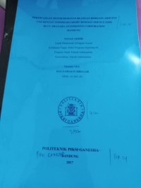 Image of PERANCANGAN SISTEM KEMANAN RUANGAN BERBASIS ARDUINO UNO DENGAN TEKNOLOGI SHORT MESSAGE SERVICE SMS DI CV PRATAMA AUTOMOTIV CORPORATION BANDUNG