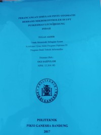Image of PERANCANGAN SIMULASI PINTU OTOMATIS BERBASIS MIKROKONTROL DI UPT PUSKESMAS UJUNG BERUNG INDAH