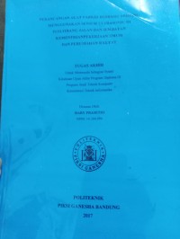 Image of PERANCANGAN ALAT PARKIR BERBASIS ARDUINO MENGGUNAKAN SENSOR ULTRA SONIC DI PUSLITBANG DAN JEMBATAN KEMENTRIAN PEKERJAAN