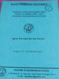 Image of ORIENTASI STUDI MAHASISWA BARU