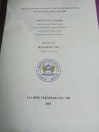 Image of sistem informasi perpustakaan berbasis web