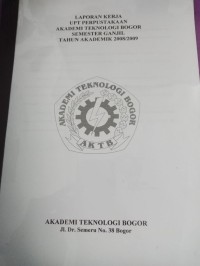 Image of laporan kerja upt perpustakaan