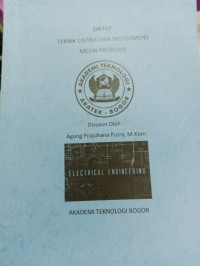 Image of DIKTAT TEKNIK LISTRIK DAN I STRUMENS MESIN PRODUKSI