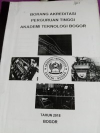 Image of BORANG AKREDITASI PERGURUAN TINGGI