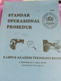 Image of STANDAR OPERASIONAL PROSEDUR