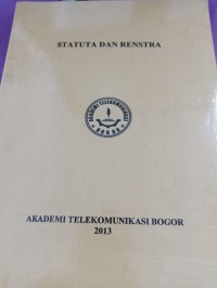 Image of STATUTA DAN RENSTRA