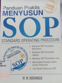 Image of PANDUAN PRAKTIS MENYUSUN SOP