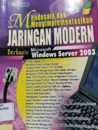 Image of MENDESAIN DAN MENGIMPLEMENTASIKAN JARINGAN MODERN