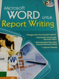 Image of microsoft word report writing