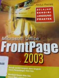 Image of MICROSOFT OFFICE FRONTPAGE