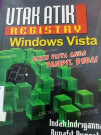 Image of UTAK ATIK REGISTRY WINDOWS VISTA