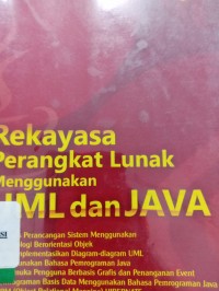 Image of REKAYASA PERANGKAT LUNAK MENGGUNAKAN UML DAN JAVA