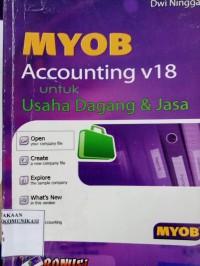 Image of MYOB ACCOUNTING v18 UNTUK USAHA DAGANG & JASA
