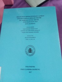 Image of TUGAS AKHIR PERANCANGAN SISTEM INFORMASI LAPORAN ANGGARAN DENGAN BEBASIS WEB PHP MY ADMIN DAN MYSQL SERVER STUDI KASUS DI PT. PLN KOTA BANDUNG