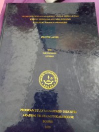 Image of tugas akhir prosedur pengajuan kredit untuk mengurani kredit bermasalah pada leasing pt. suzuki finance indonesia