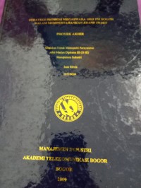 Image of tugas akhir strategi promosi megaswara 100, 8 fm bogor dalam mempertahankan brand image