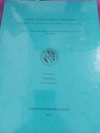 Image of tugas akhir laporan kegiatan praktek kerja lapang di pt. mulia sejahtera sentosa rider jakarta barat