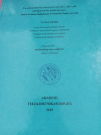 Image of TUGAS AKHIR ANALISIS BISNIS TOKO KELONTONG DALAM MENHADAPI PERSAINGAN