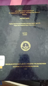 Image of ANALISIS LAPORAN KEUANGAN