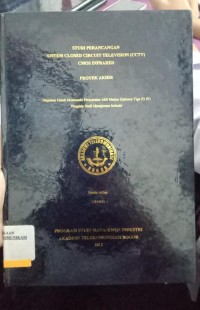 Image of studi perancangan sistem closed circuit television (cctv) cmos infared
