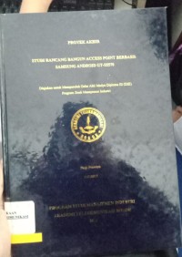 Image of studi rancang bangunan acces pont berbasis samsung android gt-s5570