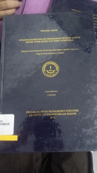 Image of strategi komunikasi pemasaran produk album musik oleh music factory indonesia