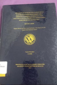 Image of implementasi aplikasi tata naskah dinas elektronik (paperlss) di sekret ariat direktorat jenderal sumber daya dan perangkat pos dan informatika kementrian komunikasi dan informkatika