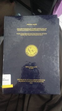 Image of ANALISIS PERAMALAN (FORECASTING) DALAM PENJUALAN SURAT KABAR HARIAN INDOPOS