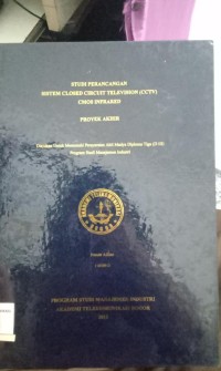 Image of studi perancangan sistem closed circuit television (cctv) cmos infrared